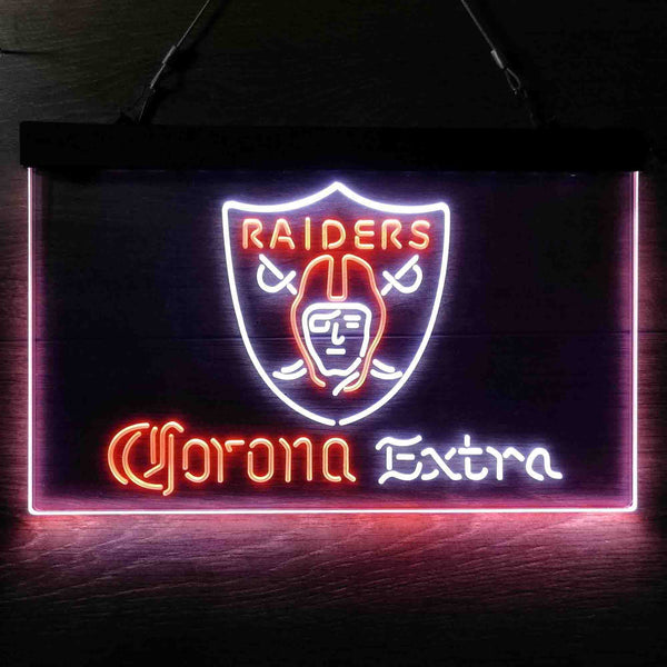 Corona Extra Bar Oakland Raiders Est 1960 Led Light