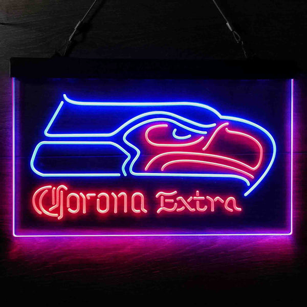 Corona Extra Bar Seattle Seahawks Est 1976 Led Light 2022 10