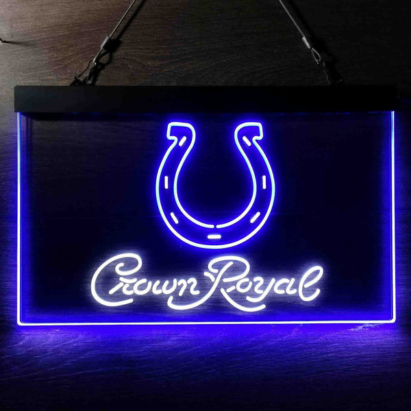 Crown Royal Bar Indianapolis Colts Est 1953 Led Light