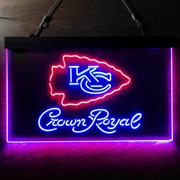 Crown Royal Bar Kansas City Chiefs Est 1960 Led Light