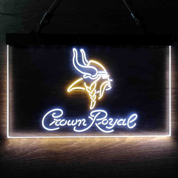 Crown Royal Bar Minnesota Vikings Est 1961 Led Light