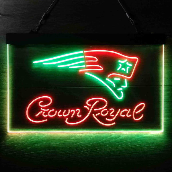 Crown Royal Bar New England Patriots Est 1960 Led Light