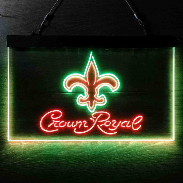 Crown Royal Bar New Orleans Saints Est 1967 Led Light