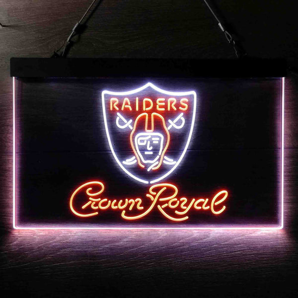 Crown Royal Bar Oakland Raiders Est 1960 Led Light