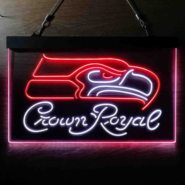 Seattles League Club Football Seahawkss Souvenir Crown Royal Bar Led Light