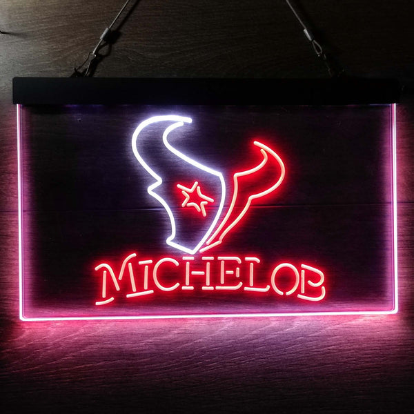 Michelob Bar Houston Texans Est 2002 Led Light