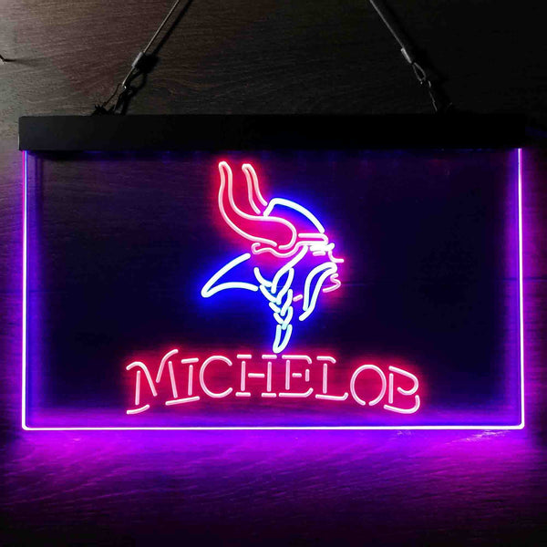 Michelob Bar Minnesota Vikings Est 1961 Led Light