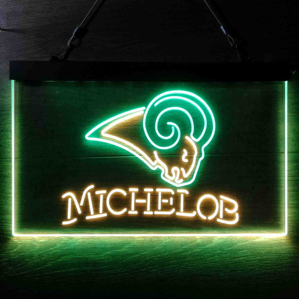 Michelob Bar Los Angeles Rams Est 1937 Led Light