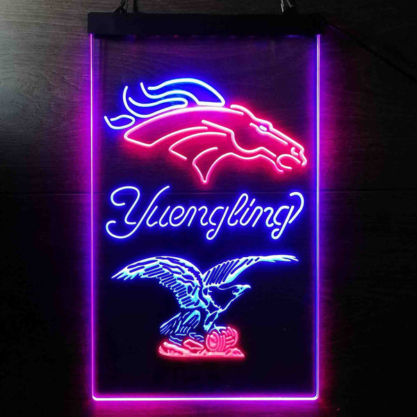 Yuengling Bar Denver Broncos Est 1960 Led Light