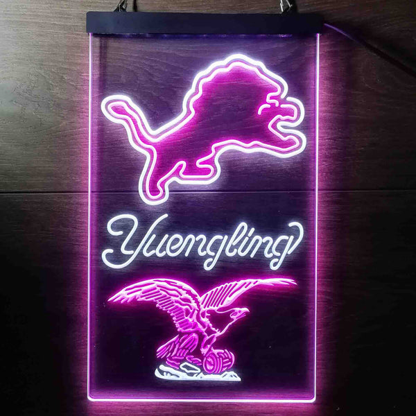 Yuengling Bar Detroit Lions Est 1934 Led Light